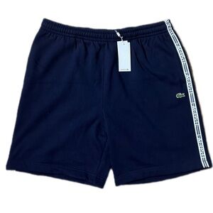 New| Lacoste Line Letters 2 Shorts , navy blue, | XXL
